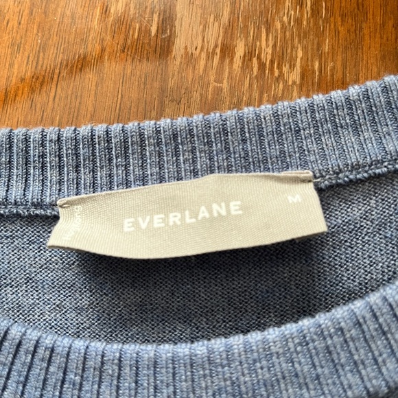 Everlane Wool Pullover Sweater, blue - Men’s M | Unisex L - Picture 5 of 5